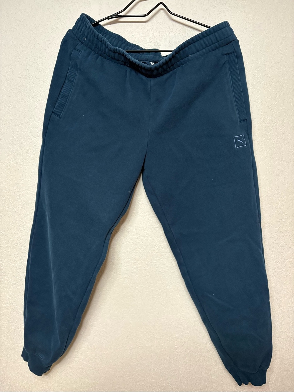 Puma Men's Dark Blue Jogger Sweatpants